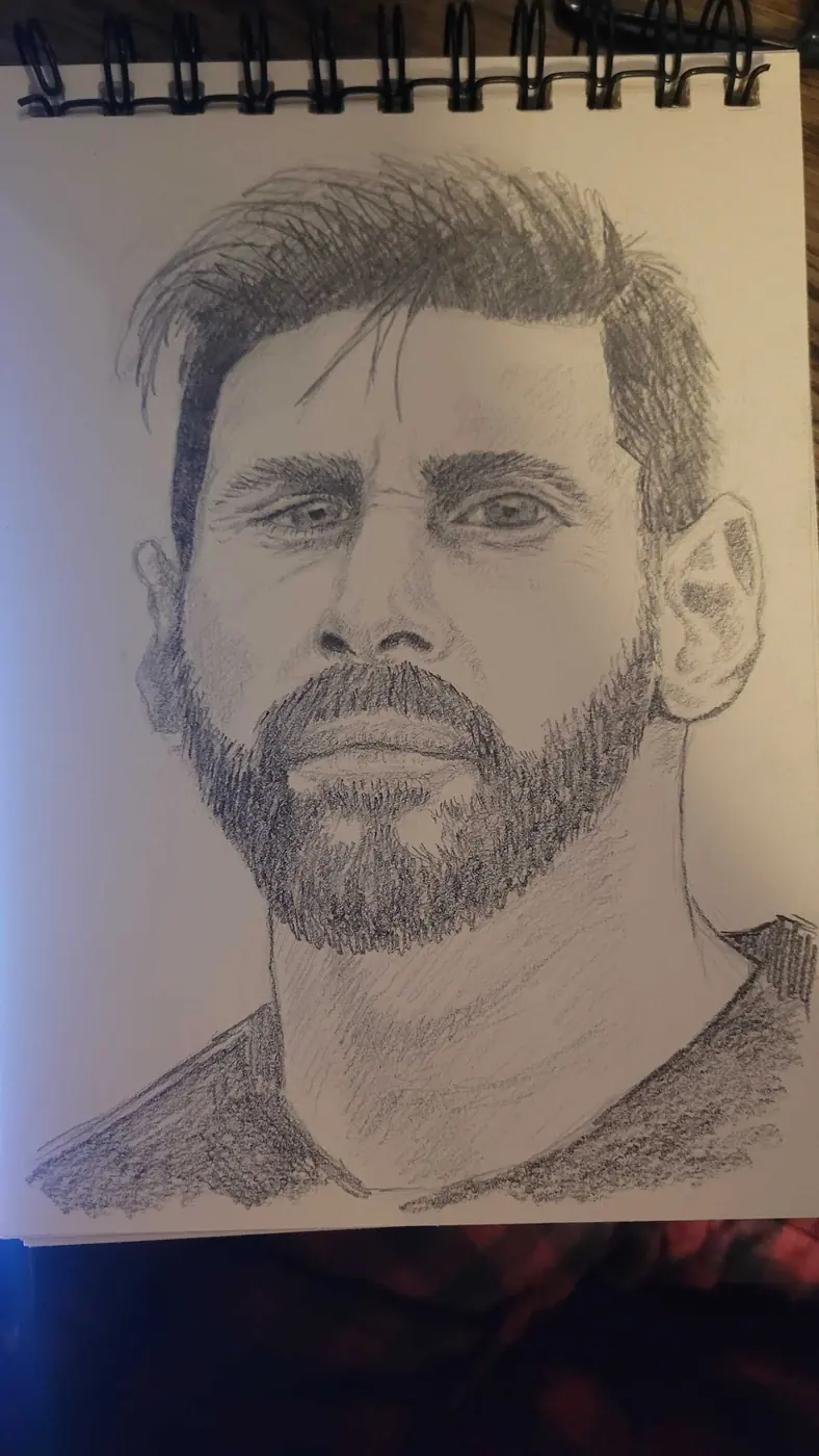 Bearded Fotball Man Portrait