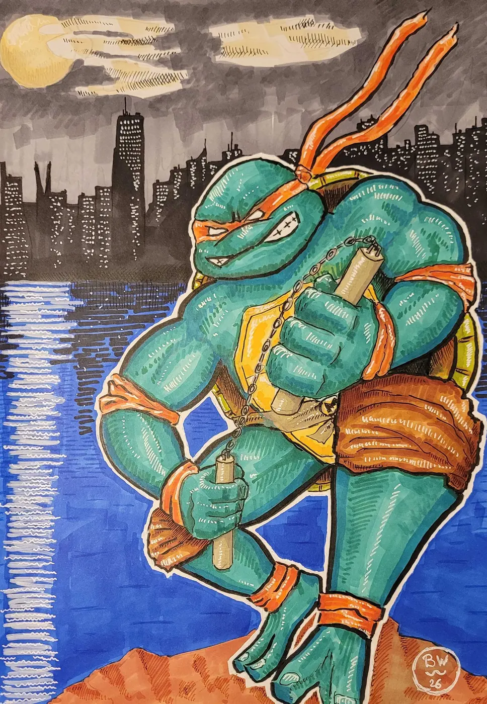 Michelangelo at the Docks