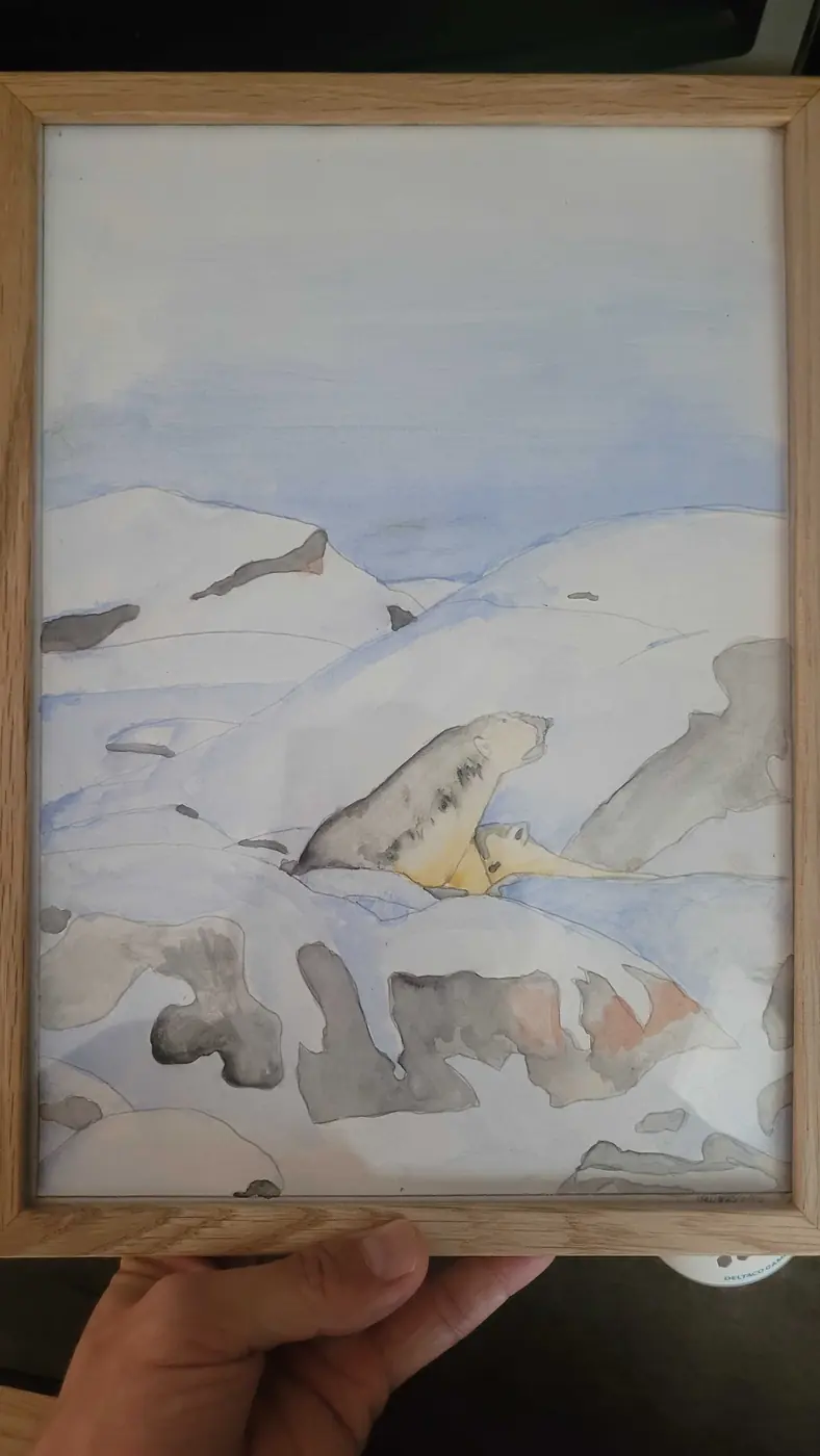 Polar Bear Watercolor