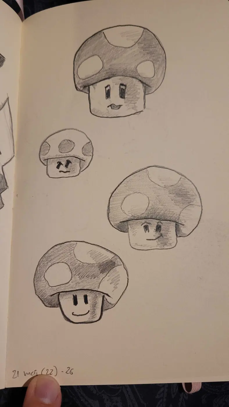 Smiling Mushrooms
