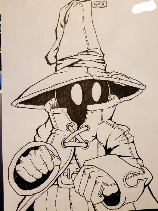 Vivi, FFIX (Black & White)