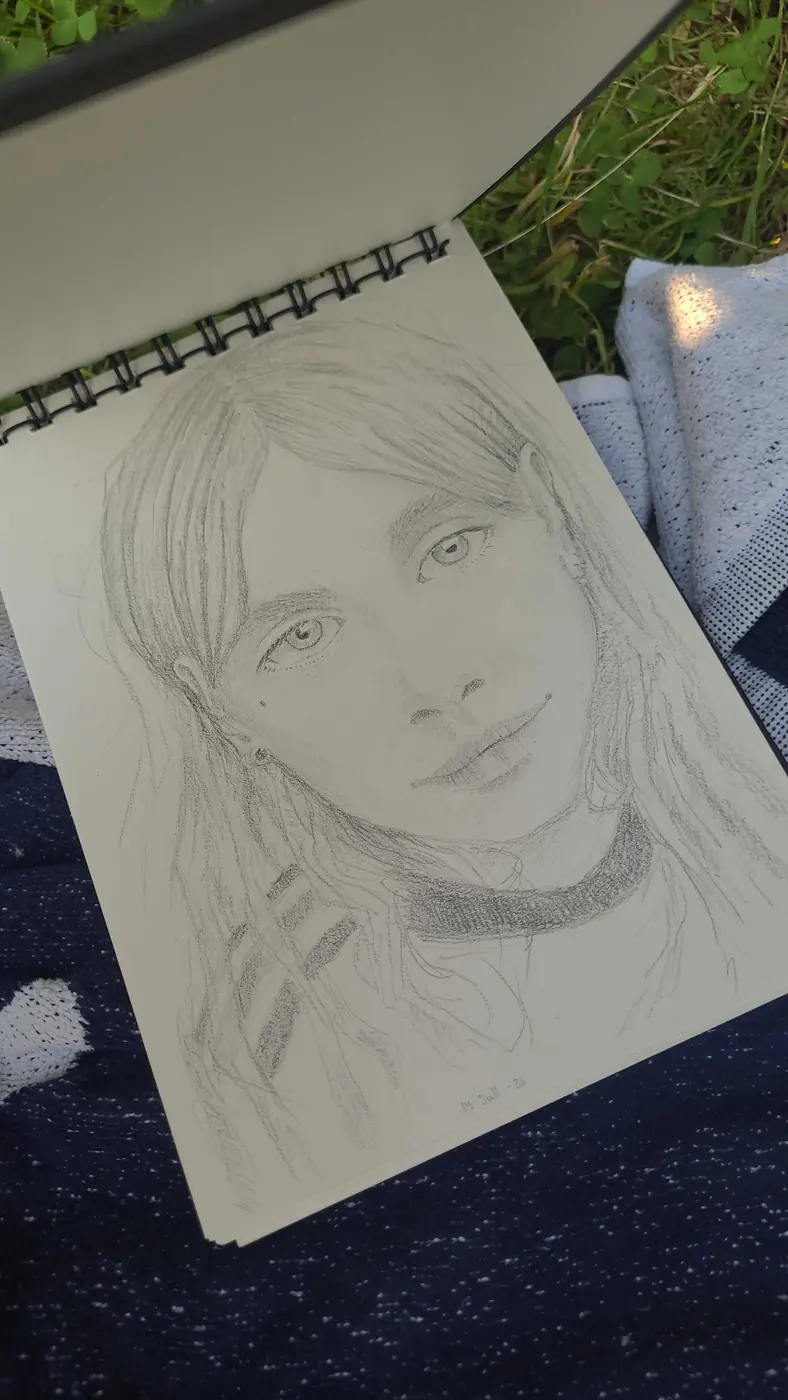 Young Woman Portrait Study